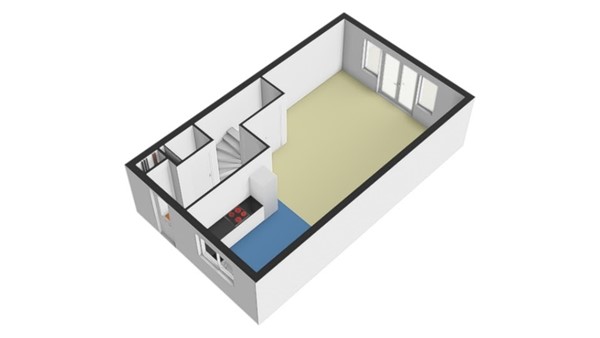 Floorplan - Binnenbaan 61, 4206 WK Gorinchem